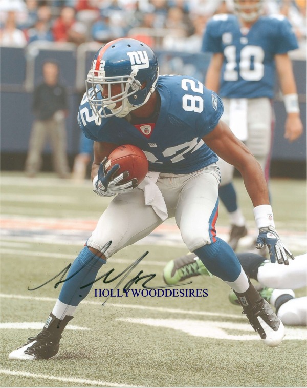 MARION MANNINGHAM SIGNED AUTOGRAPHED 8x10 PHOTO NY GIANTS