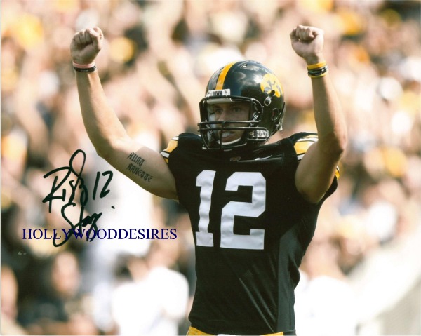 RICKY STANZI SIGNED AUTOGRAPHED 8x10 PHOTO  IOWA HAWKEYES