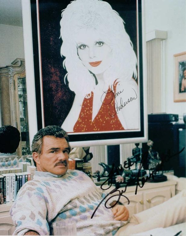 BURT REYNOLDS AND LONI ANDERSON SIGNED 8x10 PHOTO