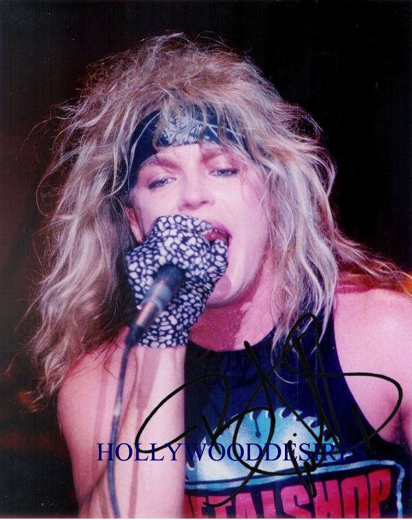 BRET MICHAELS SIGNED AUTOGRAPHED 8x10 PHOTO POISON BRETT