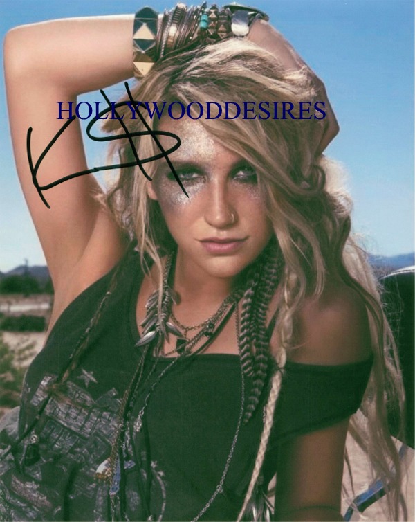 KE$HA SEIBERT SIGNED AUTOGRAPHED 8x10 PHOTO KESHA TIK TOK