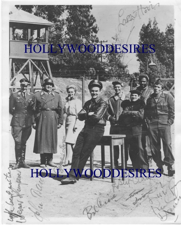 HOGANS HEROES CAST SIGNED AUTOGRAPHED 8x10 PHOTO BY8 CRANE DAWSON DIXON BANNER CLARY KLEMPERER HOVIS