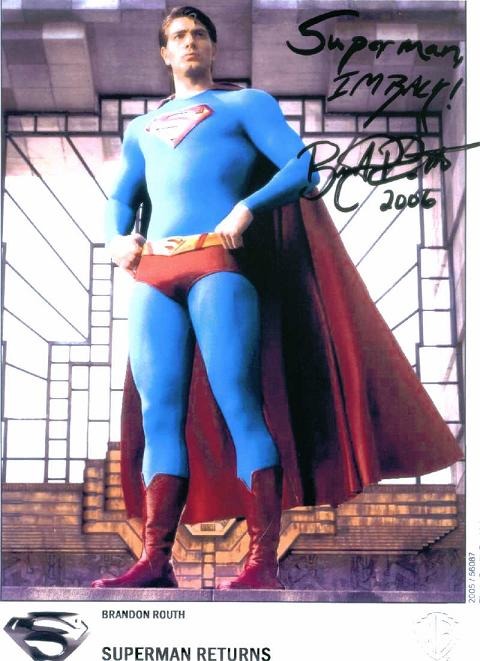 BRANDON ROUTH SIGNED 8x10 PHOTO