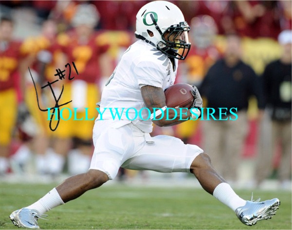 LAMICHAEL JAMES SIGNED AUTOGRAPHED 8x10 PHOTO OREGON DUCKS