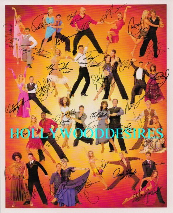 DANCING WITH THE STARS SEASON 9 CAST SIGNED AUTOGRAPHED 8x10 PHOTO DONNIE OSMOND MICHAEL IRVIN +