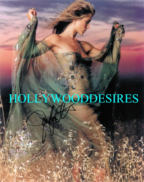 JENNIFER ANISTON SIGNED AUTOGRAPHED 8x10 PHOTO BEAUTIFUL SHEER SEE THRU