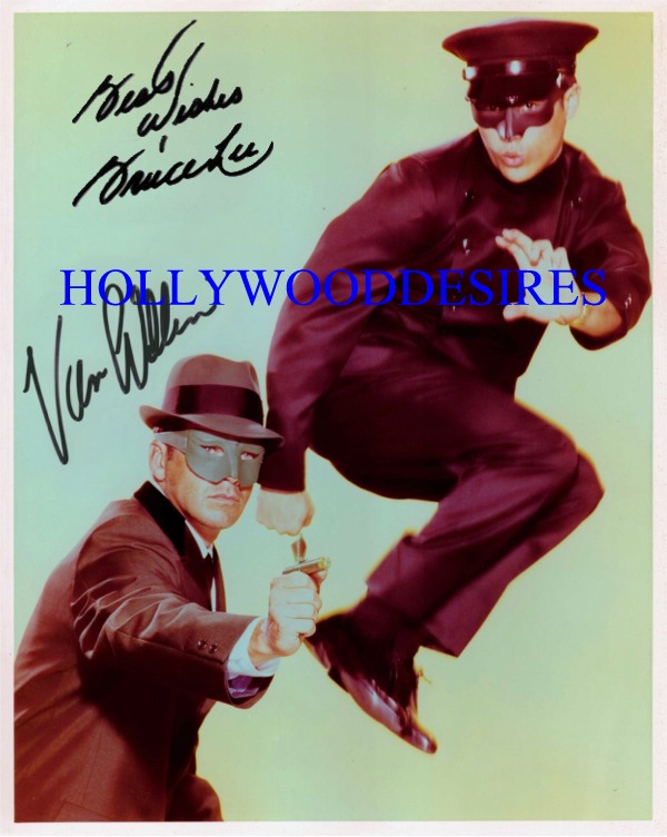 THE GREEN HORNET CAST SIGNED AUTOGRAPHED 8x10 PHOTO VAN WILLIAMS AND BRUCE LEE