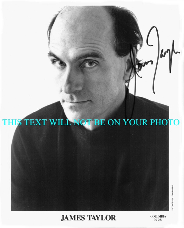 JAMES TAYLOR SIGNED AUTOGRAPHED 8x10 STUDIO PROMO PHOTO YOU'VE GOT A FRIEND
